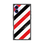 プレミアムパネル with MagSafe［ Big Stripe - Red × Black ］