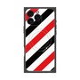 プレミアムパネル with MagSafe［ Big Stripe - Red × Black ］