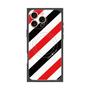 プレミアムパネル with MagSafe［ Big Stripe - Red × Black ］