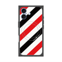 プレミアムパネル with MagSafe［ Big Stripe - Red × Black ］