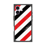 プレミアムパネル with MagSafe［ Big Stripe - Red × Black ］