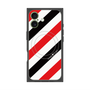 プレミアムパネル with MagSafe［ Big Stripe - Red × Black ］