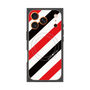 プレミアムパネル with MagSafe［ Big Stripe - Red × Black ］