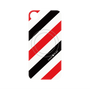 プレミアムパネル with MagSafe［ Big Stripe - Red × Black ］