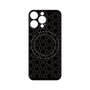 プレミアムパネル with MagSafe［ Dot Circle - Black ］