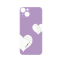 プレミアムパネル with MagSafe［ Two Hearts - Purple ］
