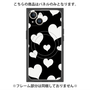 プレミアムパネル with MagSafe［ Dot Hearts - Black ］