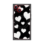 プレミアムパネル with MagSafe［ Dot Hearts - Black ］