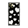 プレミアムパネル with MagSafe［ Dot Hearts - Black ］