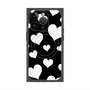 プレミアムパネル with MagSafe［ Dot Hearts - Black ］