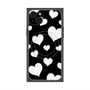 プレミアムパネル with MagSafe［ Dot Hearts - Black ］