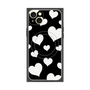プレミアムパネル with MagSafe［ Dot Hearts - Black ］