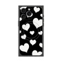 プレミアムパネル with MagSafe［ Dot Hearts - Black ］