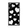 プレミアムパネル with MagSafe［ Dot Hearts - Black ］