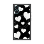 プレミアムパネル with MagSafe［ Dot Hearts - Black ］