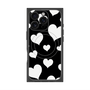 プレミアムパネル with MagSafe［ Dot Hearts - Black ］