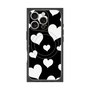 プレミアムパネル with MagSafe［ Dot Hearts - Black ］