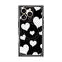 プレミアムパネル with MagSafe［ Dot Hearts - Black ］