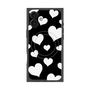 プレミアムパネル with MagSafe［ Dot Hearts - Black ］