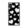 プレミアムパネル with MagSafe［ Dot Hearts - Black ］