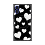 プレミアムパネル with MagSafe［ Dot Hearts - Black ］