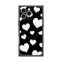 プレミアムパネル with MagSafe［ Dot Hearts - Black ］