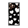 プレミアムパネル with MagSafe［ Dot Hearts - Black ］