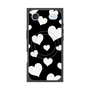 プレミアムパネル with MagSafe［ Dot Hearts - Black ］