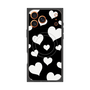 プレミアムパネル with MagSafe［ Dot Hearts - Black ］