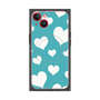 プレミアムパネル with MagSafe［ Dot Hearts - Blue ］