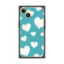 プレミアムパネル with MagSafe［ Dot Hearts - Blue ］