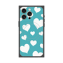 プレミアムパネル with MagSafe［ Dot Hearts - Blue ］