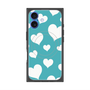 プレミアムパネル with MagSafe［ Dot Hearts - Blue ］