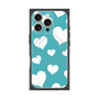 プレミアムパネル with MagSafe［ Dot Hearts - Blue ］