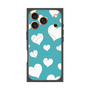プレミアムパネル with MagSafe［ Dot Hearts - Blue ］