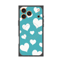 プレミアムパネル with MagSafe［ Dot Hearts - Blue ］