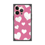 プレミアムパネル with MagSafe［ Dot Hearts - Pink ］