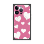 プレミアムパネル with MagSafe［ Dot Hearts - Pink ］