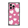 プレミアムパネル with MagSafe［ Dot Hearts - Pink ］