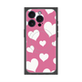 プレミアムパネル with MagSafe［ Dot Hearts - Pink ］