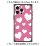 プレミアムパネル with MagSafe［ Dot Hearts - Pink ］
