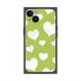 プレミアムパネル with MagSafe［ Dot Hearts - Green ］