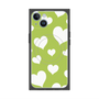 プレミアムパネル with MagSafe［ Dot Hearts - Green ］