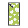 プレミアムパネル with MagSafe［ Dot Hearts - Green ］