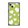 プレミアムパネル with MagSafe［ Dot Hearts - Green ］