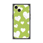 プレミアムパネル with MagSafe［ Dot Hearts - Green ］