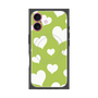 プレミアムパネル with MagSafe［ Dot Hearts - Green ］