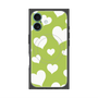 プレミアムパネル with MagSafe［ Dot Hearts - Green ］