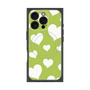 プレミアムパネル with MagSafe［ Dot Hearts - Green ］
