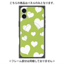 プレミアムパネル with MagSafe［ Dot Hearts - Green ］